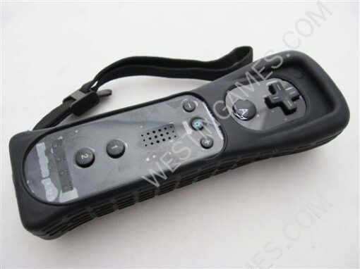 2IN1 Remote Controller with Built-in Motion Plus Black for Nintendo Wii (NEUTRAL) - Image 2