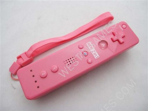 2IN1 Remote Controller with Built-in Motion Plus Pink for Nintendo Wii (NEUTRAL) - Image 3