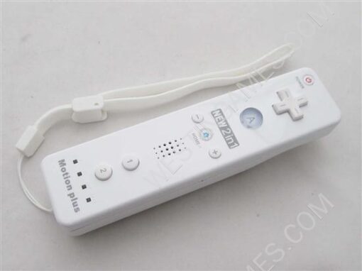 2IN1 Remote Controller with Built-in Motion Plus White Without Packing for Wii (NEUTRAL) - Image 2