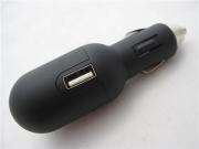 Mini 2 USB Ports Car Charger Black for Apple Iphone 4/Ipad/PSP/ PSPgo/3DS/DSill/DSi/DSl/ MP3/MP4