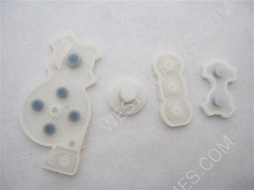 Conductive Rubber Pad Set Replacement for WII Remote Controller