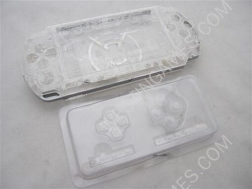 Complete Housing Shell Case Replacement Crystal Clear for PSP 3000