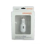 Mini 2 USB Ports Car Charger White for Apple Iphone 4/Ipad/PSP/ PSPgo/3DS/DSill/DSi/DSl/ MP3/MP4 02