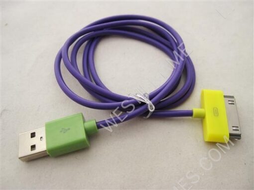 1M USB Sync Charging & Data Cable Cord for iPhone 4 4S /iPad 2 (7 Colors) - Image 2