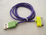 1M USB Sync Charging & Data Cable Cord for iPhone 4 4S /iPad 2 (7 Colors) 02