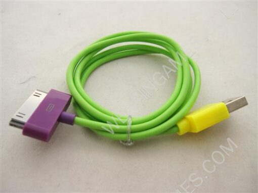 1M USB Sync Charging & Data Cable Cord for iPhone 4 4S /iPad 2 (7 Colors) - Image 3