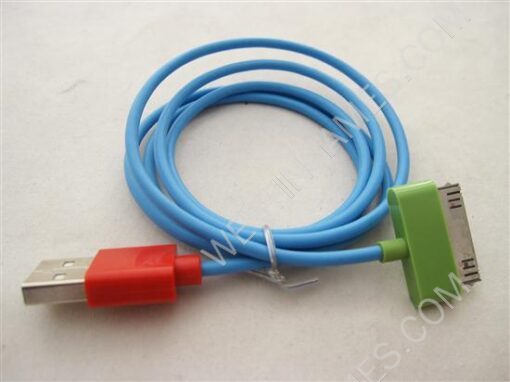 1M USB Sync Charging & Data Cable Cord for iPhone 4 4S /iPad 2 (7 Colors) - Image 4