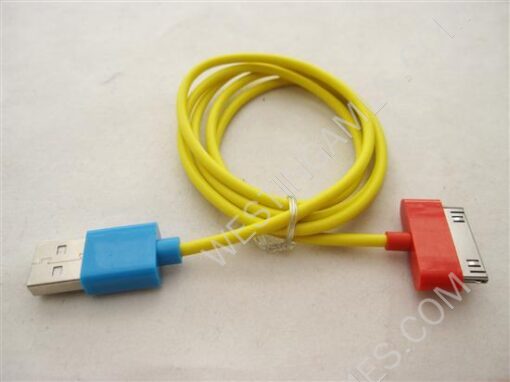 1M USB Sync Charging & Data Cable Cord for iPhone 4 4S /iPad 2 (7 Colors) - Image 5