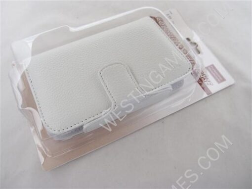 Colored Leather Case With Stand White for NDSi XL/LL - Image 5