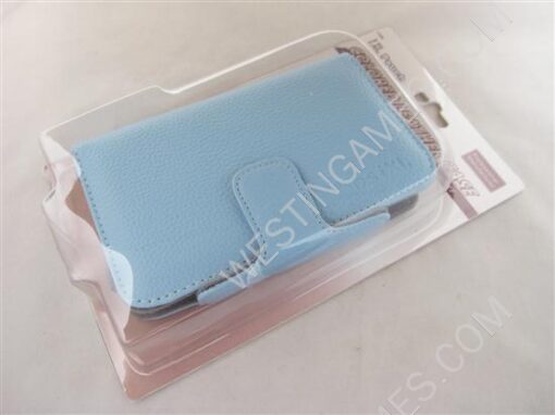 Colored Leather Case With Stand Blue for NDSi XL/LL - Image 4