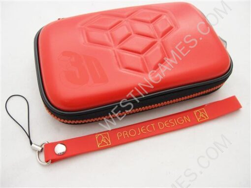 Leather Airform Game Pouch Red for N3DS/3DS