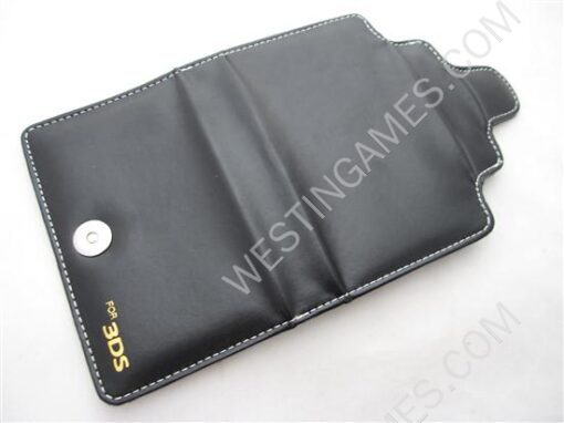 Colored Leather Case Bag Black for Nintendo 3DS/3DS - Image 4