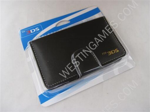 Colored Leather Case Bag Black for Nintendo 3DS/3DS - Image 5