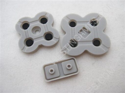Replacement Buttons Conductive D-Pad Rubber for NDS Lite (3-Piece Set) - Image 2