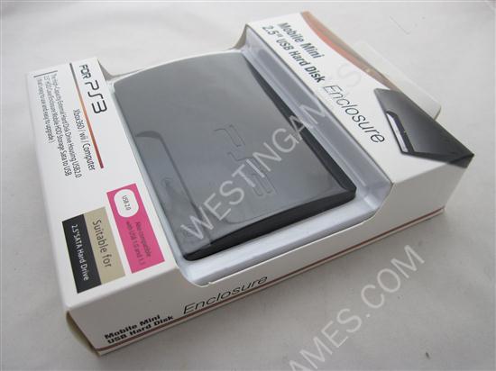 Mobile Mini 2.5 inch USB Hard Disk Case Enclosure Black for PS3 / Xbox360 /wii/ PC