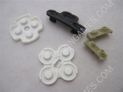 Conductive Rubber Pad Set Replacement for PS3 Joystick Controller (5Pcs Set)