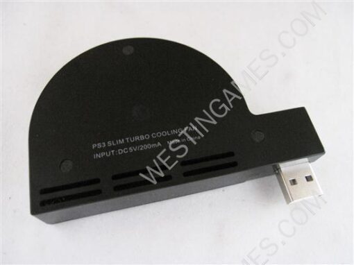 Turbo Cooling Fan Black for Playstatioin 3 PS3 Slim - Image 2