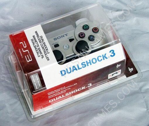 DualShock 3 Wireless Bluetooth SIXAXIS Controller Silver for PS3 (Packing with Sign)
