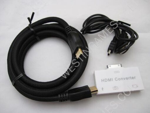 4 in 1 HDMI Converter Adapter Camera Connection Kit for Apple iPhone4/ iPad/ itouch 4 - Image 3