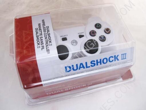 Dual Shock DualShock 3 Wireless Bluetooth SIXAXIS Controller White for All PS3 (NEUTRAL)