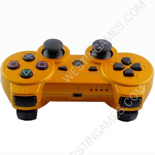 DualShock 3 Wireless Bluetooth SIXAXIS Controller Golden Without Packing for PS3 V3.7 (NEUTRAL) - Image 2