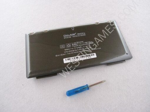 2850MAH 3.7V Double+ Rechargeable Battery Cover Case for Nintendo 3DS/N3DS - Black - Image 3