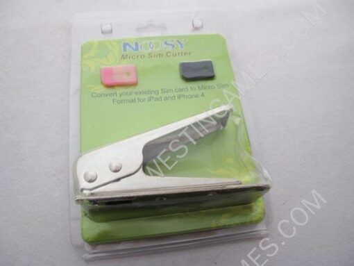 Stainless Steel Micro Sim Card Cutter for iPhone 4 4S /iPad with Two SIM Adapters