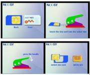Stainless Steel Micro Sim Card Cutter for iPhone 4 4S /iPad with Two SIM Adapters 05