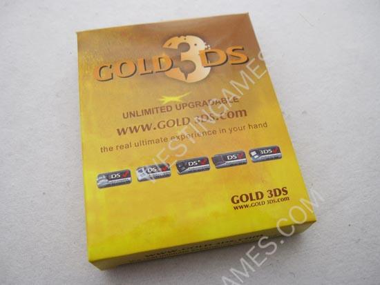 Gold 3DS Unlimited Upgradable Fire card V1.44U & V4.1.08 for 3DS/NDSill/NDSI/NDSL