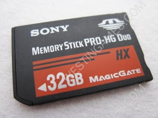Sony Memory Stick Pro Duo 32GB Flash Card (Red)