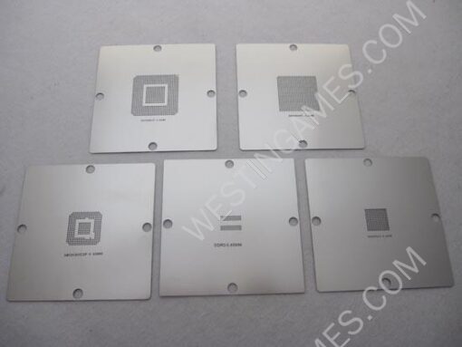 90*90MM XBOX360 GPU CPU BGA Reballing Stencils (5 Piece Kit)
