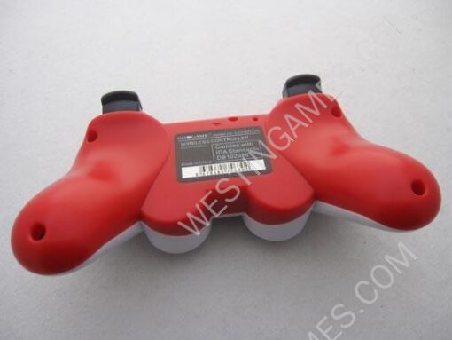 New Dualshock 3 Wireless Bluetooth Sixaxis Controller White/Red for PS3 (GOiGAME) - Image 2