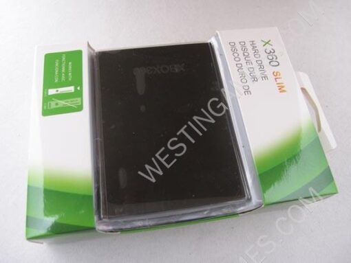 New 250GB/320GB Hard Drive HDD Housing Shell Case Black for XBOX360 SLIM (OEM)