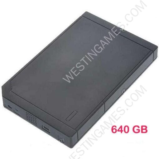 640GB Mini Wii Console Shaped External Storage USB 2.0 2.5" SATA Portable Hard Drive HDD Black - Image 3