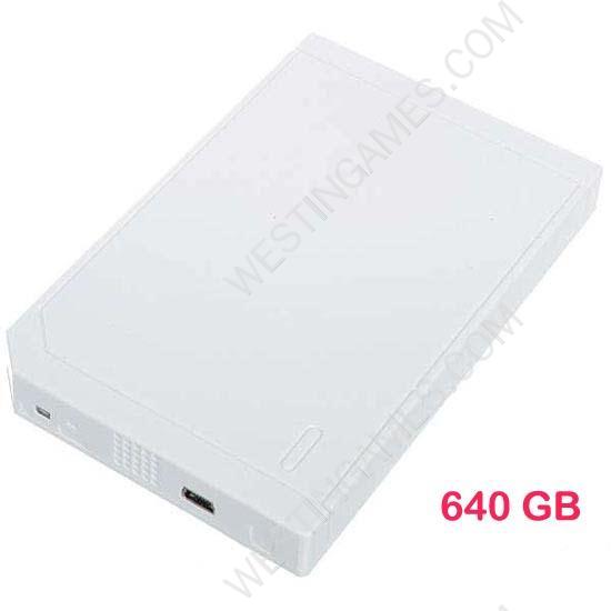 640GB Mini Wii Console Shaped External Storage USB 2.0 2.5" SATA Portable Hard Drive HDD White - Image 3