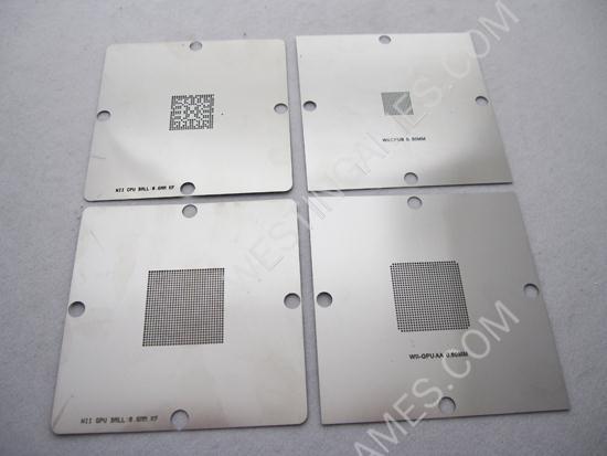 90*90MM WII GPU CPU BGA Reballing Stencils (4 Piece Kit)