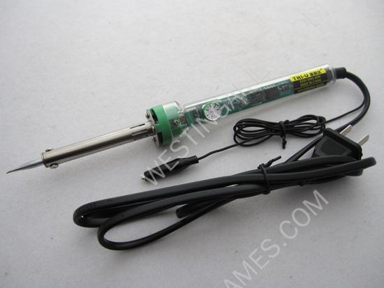 Heat Adjustable Safety 60W Electronics DIY Soldering Iron Solder Tool (100~450'C/220~240 AC)