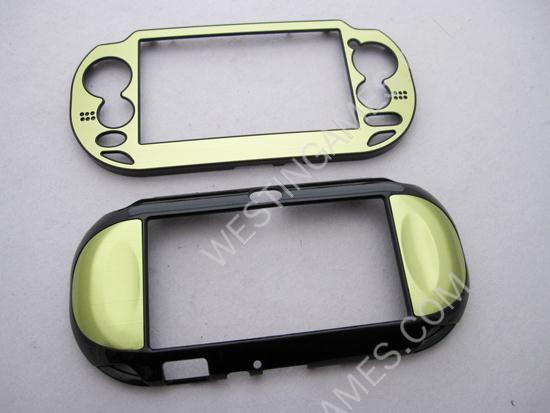 Protect Plastic Aluminum Cover Case for Playstation Vita PSVita - Green - Image 3