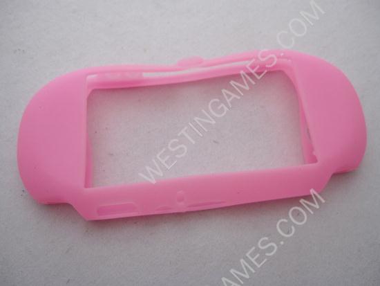 Silicon Case for Playstation PS Vita Console - Pink (Nude Pack) - Image 2