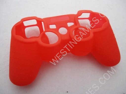 Silicone Protective Case for PS3 Controllers Red (Nude Packs)