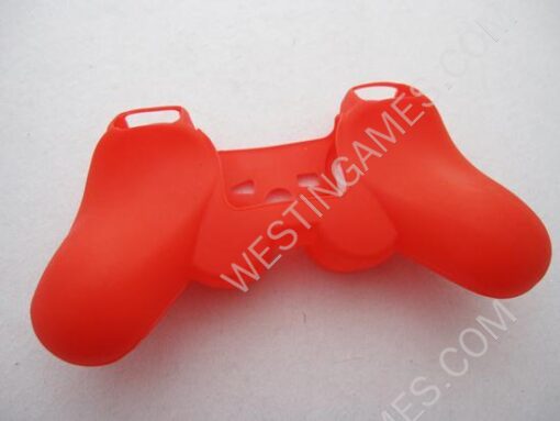 Silicone Protective Case for PS3 Controllers Red (Nude Packs) - Image 2