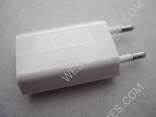 New USB Power Charger AC Adapter Adaptor for iPhone 4/4S EU Plug - White (1A)