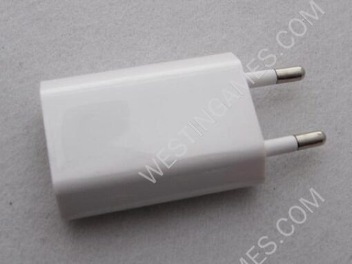 New USB Power Charger AC Adapter Adaptor for iPhone 4/4S EU Plug - White (1A) - Image 2