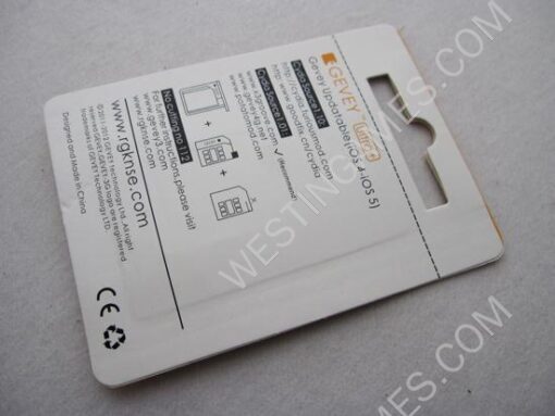 GEVEY Ultra SIM Permanent iPhone 4 Updatable Unlock On IOS 4 - IOS 5.0.2 NO 112 - Image 2