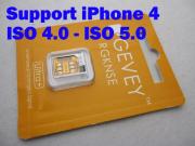 GEVEY Ultra SIM Permanent iPhone 4 Updatable Unlock On IOS 4 - IOS 5.0.2 NO 112