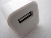 EU Plug USB Power Adapter White for iPhone 4 (1A) 02