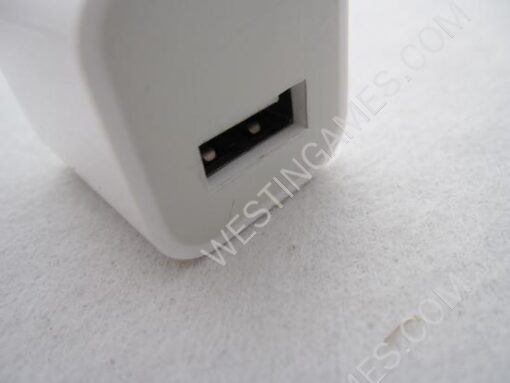 USB Power Charger Adapter White for iPhone 4/4S US Plug (1A) - Image 2