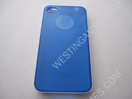 Transparent Colorful Protective Cover Case for iPhone 4G/4S (6 Colors) - Image 4