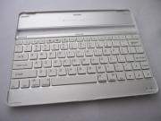 Mobile Aluminum Wireless Bluetooth Keyboard for iPad 2 / iPad 3 - White