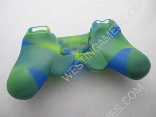 Silicone Protective Case for PS3 Controllers Blue-Green (Nude Packs) - Image 2